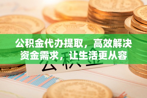 韩城公积金代办提取，高效解决资金需求，让生活更从容