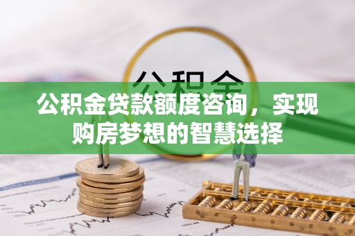 韩城公积金贷款额度咨询，实现购房梦想的智慧选择