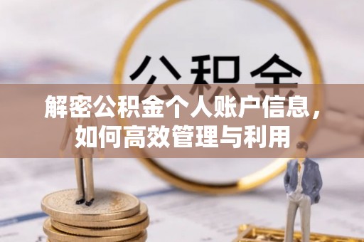 韩城解密公积金个人账户信息，如何高效管理与利用